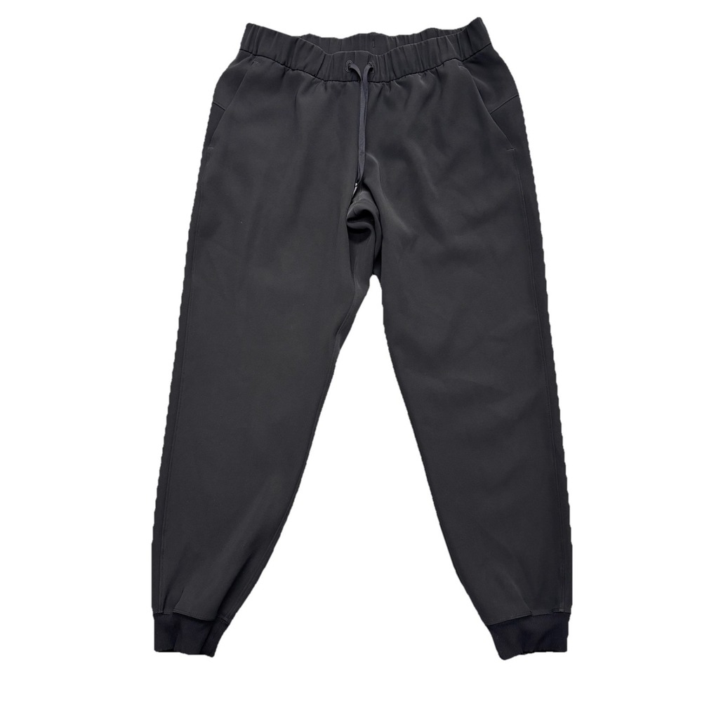 Lululemon On The Fly Jogger Pants Womens Black Size 10 Athletic Stretch 28"